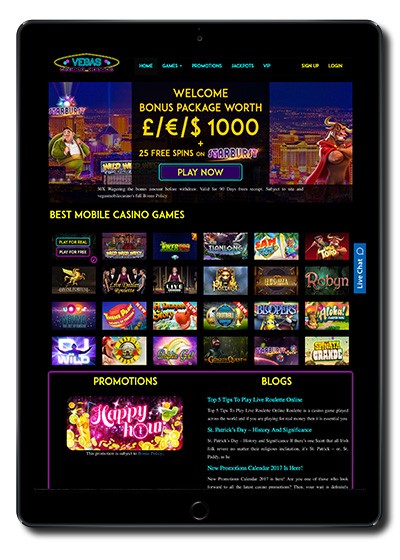 Vegas mobile Bonus Spins
