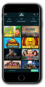 Spela Casino mobile games lobby