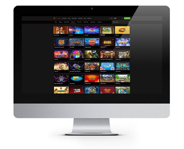 Casino Winner Desktop lobby