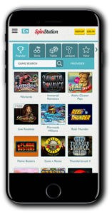 SpinStation Mobile casino