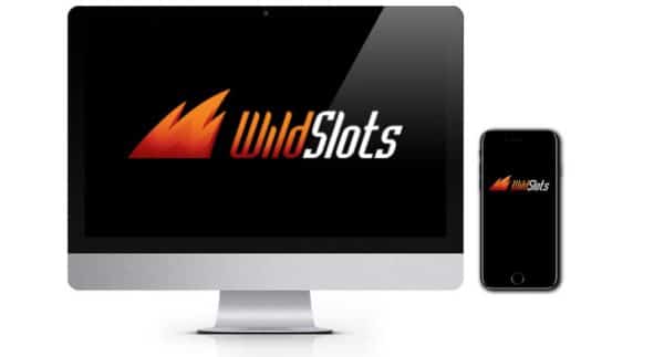 Wild Slots Casino logo on screen