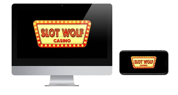 Logo Slot Wolf Casino di layar