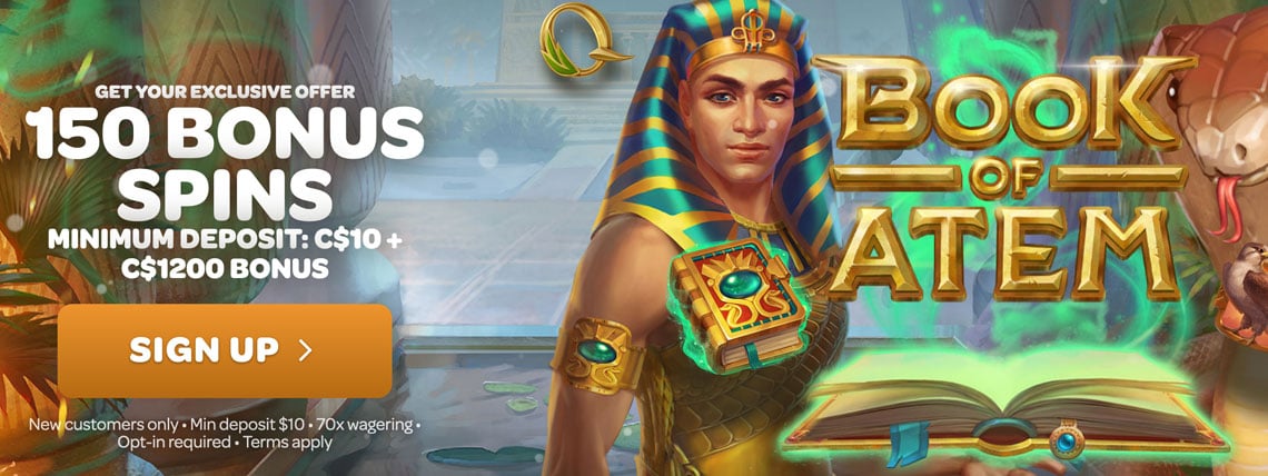 royal vegas 150 book of atem