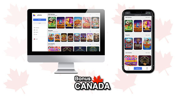 Pledoo Casino on desktop and mobile